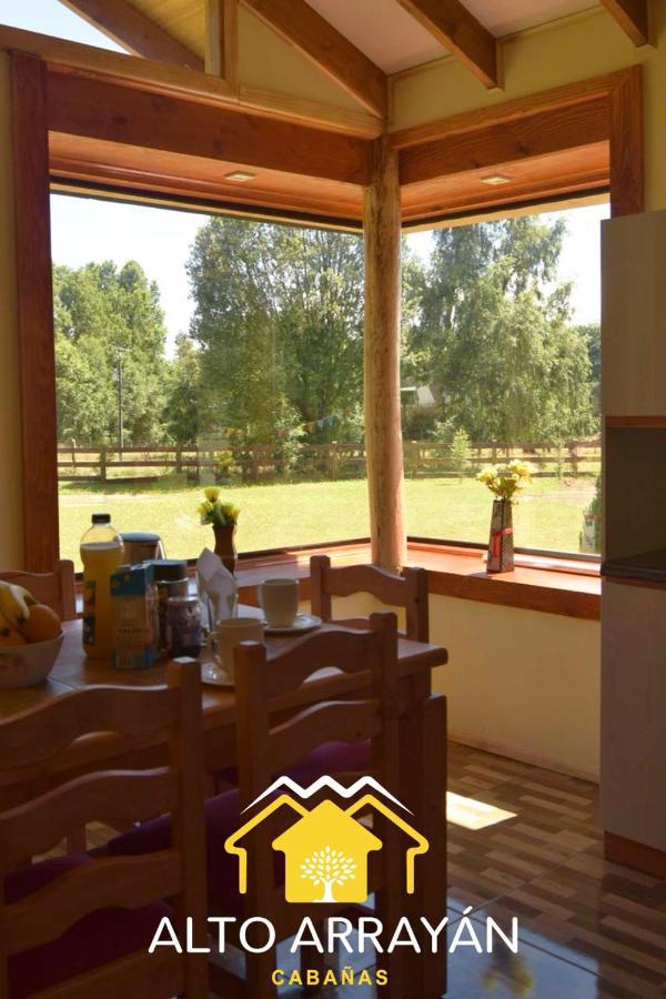 Вилла Cabanas Alto Arrayan Пукон Экстерьер фото